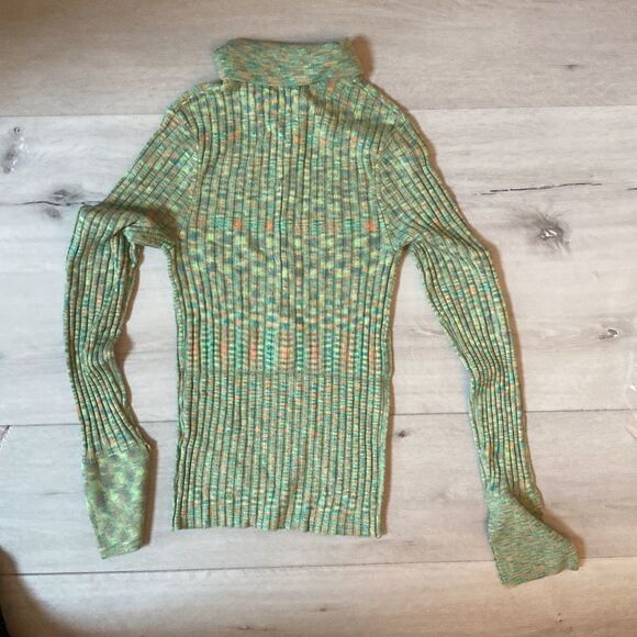 Steve Madden Pull Off Sweater in Multi Color (green) S NWT‎ in packaging - Picture 7 of 7